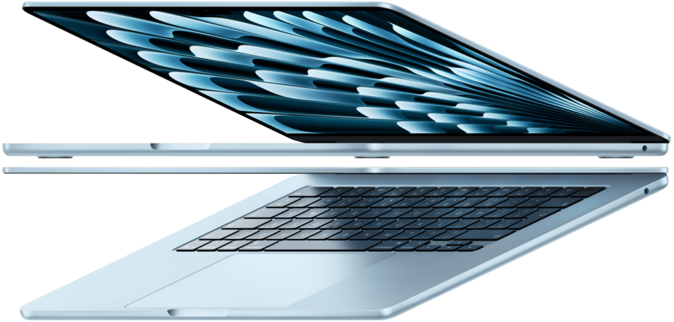 13-inch MacBook Air: Apple M5 chip with 10‑core CPU and 10‑core GPU, 16GB, 1TB SSD - Sky Blue