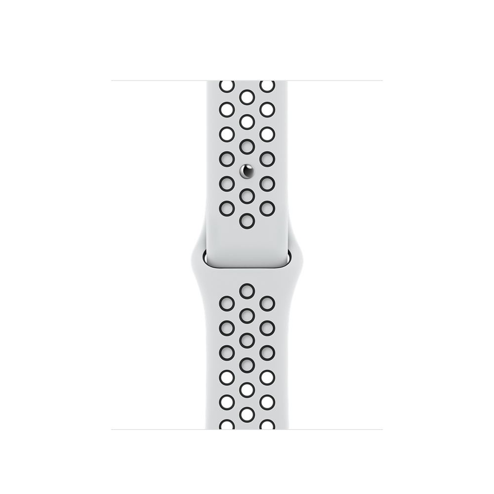 Apple 41mm Pure Plantinum/Back Nike Sport Band - Regular